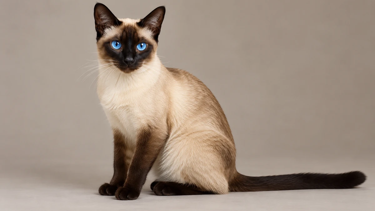 Siyam Kedisi kedi — seal point (klasik)