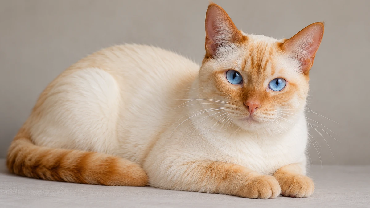 Siyam Kedisi kedi — red/flame point